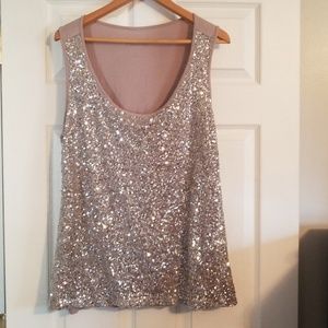 Women's sequence tank top